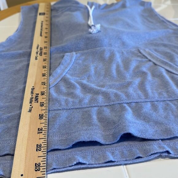 NWT xhilaration Sleeveless Terry Cloth Hoodie Size XL - Picture 5 of 7